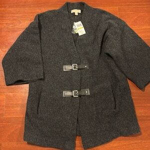 Michael Kors new boiled wool coat- medium